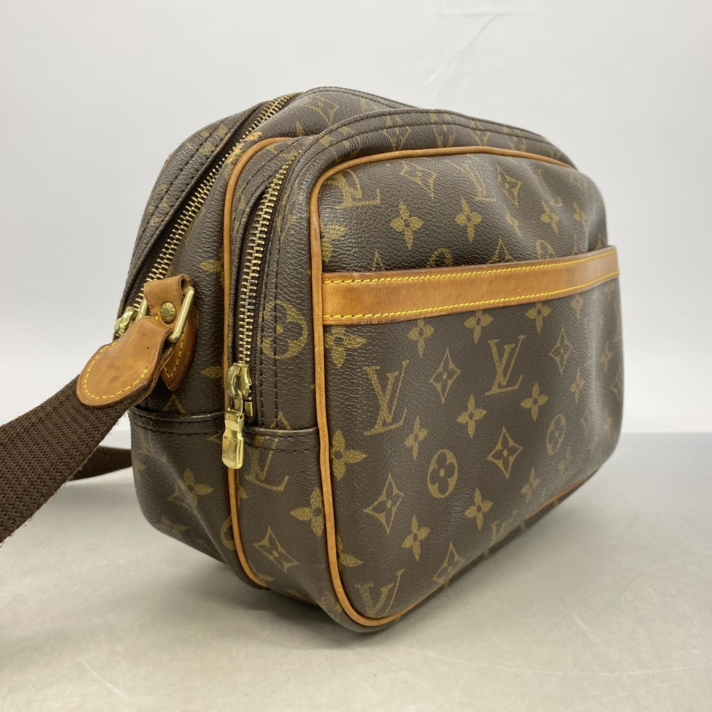 Louis Vuitton Shoulder Bag Monogram Reporter PM Brown — view 2