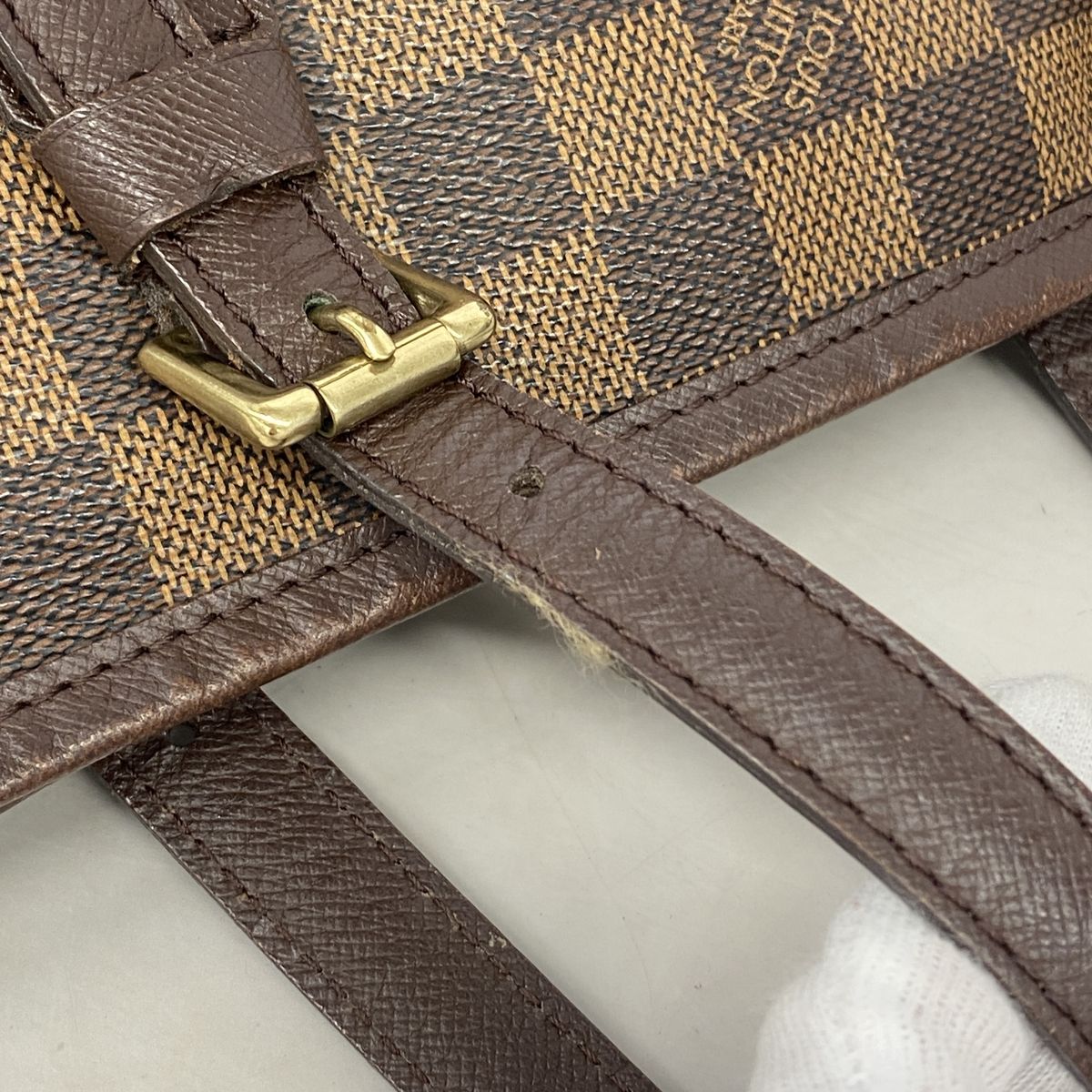 Louis Vuitton Tote Bag Damier Marais Ebene — view 6