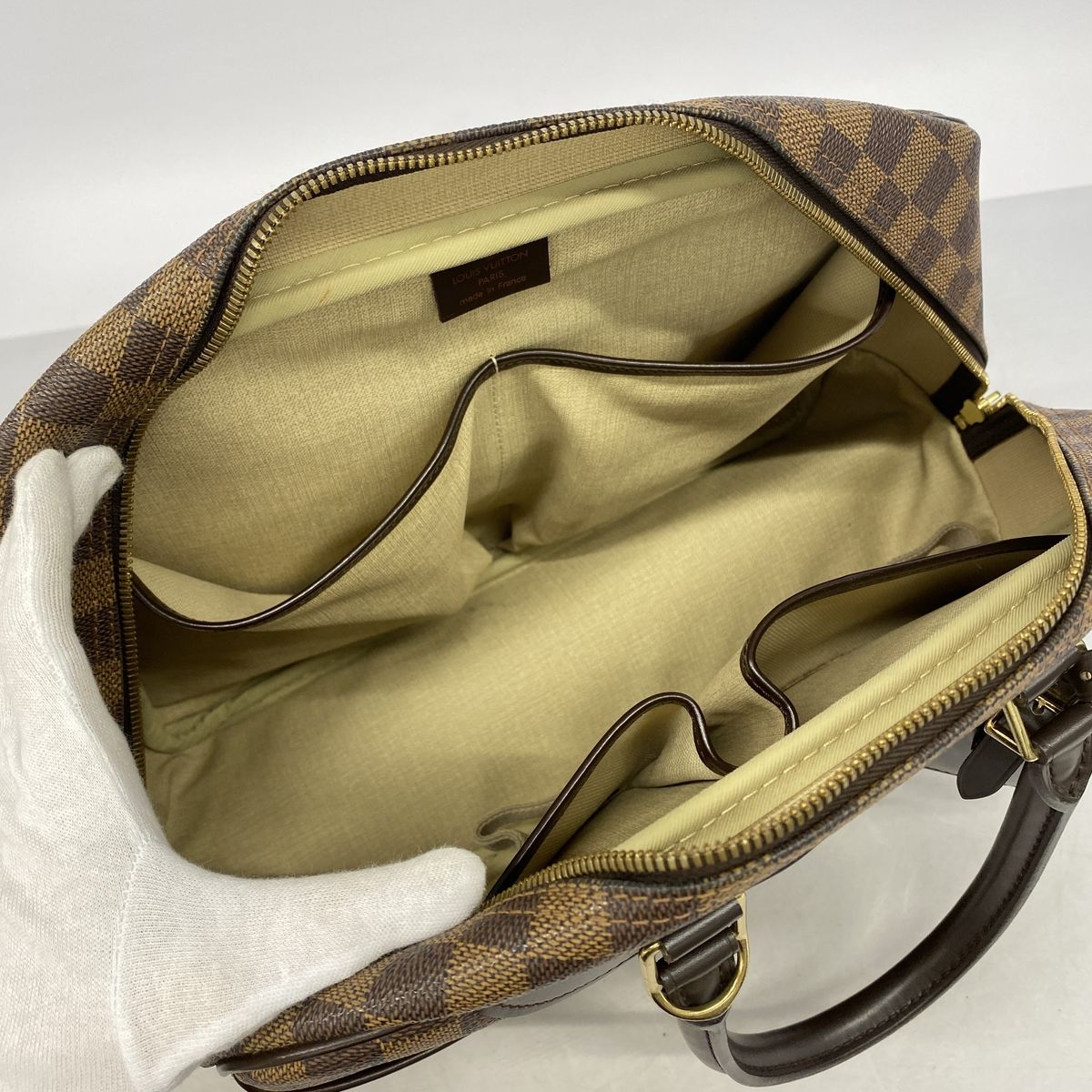 Louis Vuitton Damier Deauville Ebene Handbag — view 4