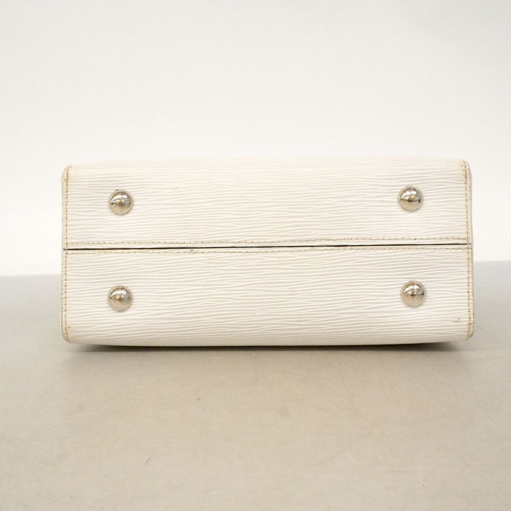 Louis Vuitton Epi Grenelle PM Blanc Handbag — view 3