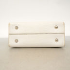 Louis Vuitton Epi Grenelle PM Blanc Handbag — view 3