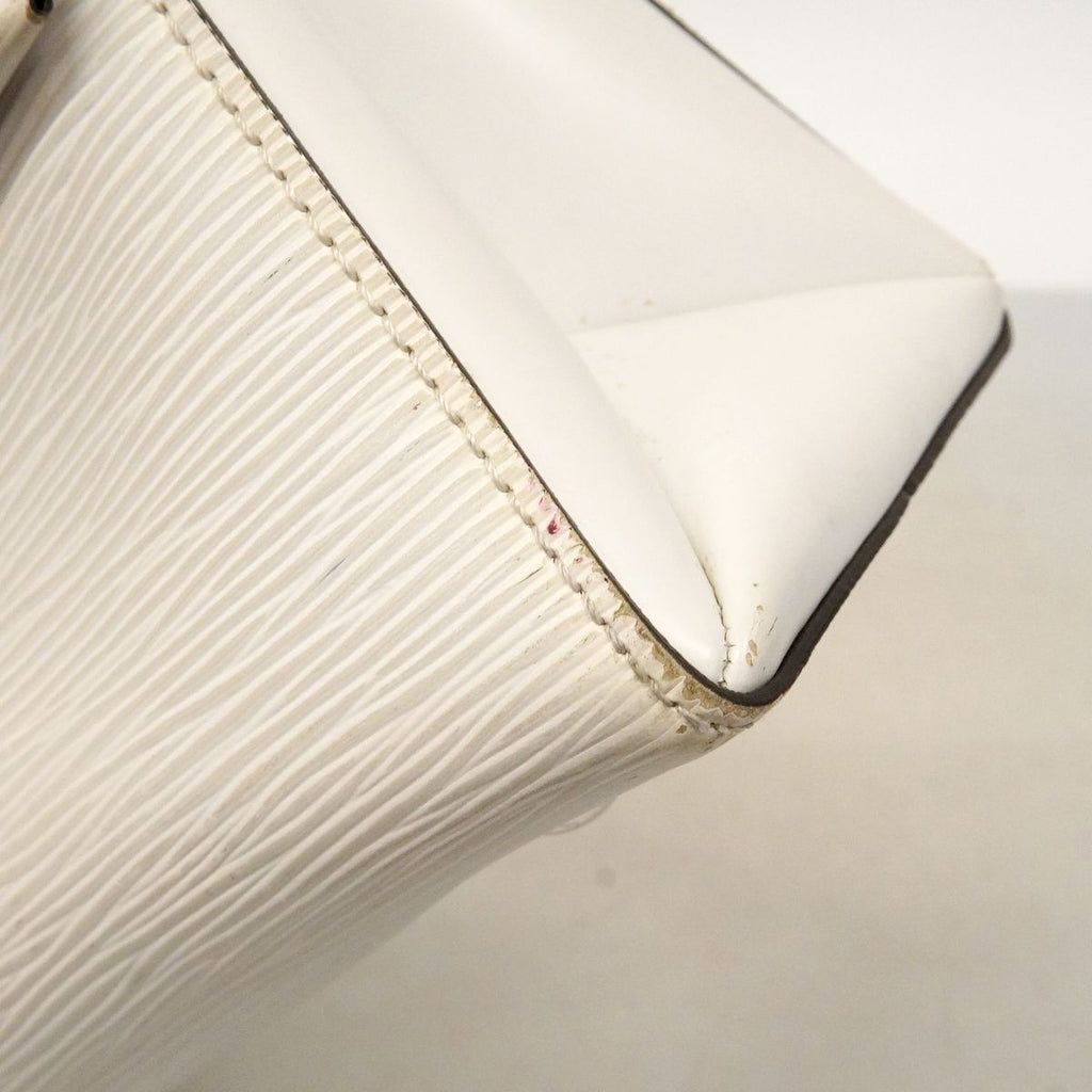 Louis Vuitton Epi Grenelle PM Blanc Handbag — view 8