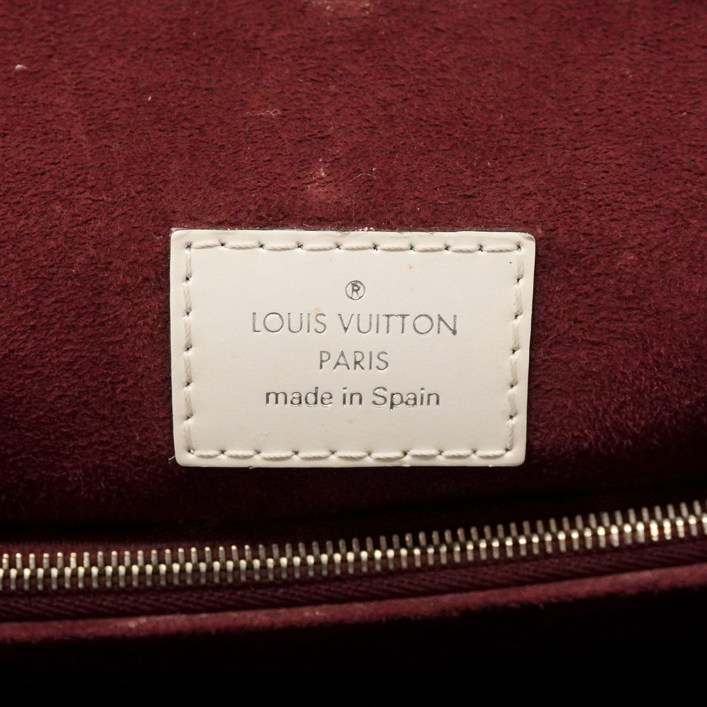 Louis Vuitton Epi Grenelle PM Blanc Handbag — view 5