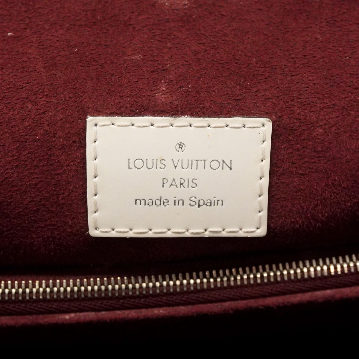 Louis Vuitton Epi Grenelle PM Blanc Handbag — view 5