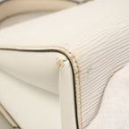 Louis Vuitton Epi Grenelle PM Blanc Handbag — view 6