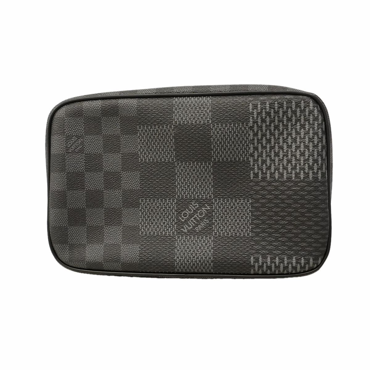 Louis Vuitton Pouch Damier Graphite Trousse Toilette GM Black