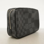 Louis Vuitton Pouch Damier Graphite Trousse Toilette GM Black — view 2