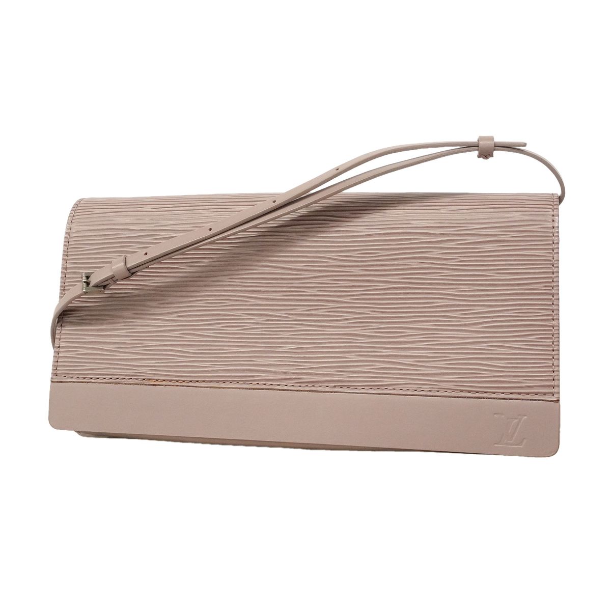 Louis Vuitton Shoulder Bag Epi Honfleur Lila