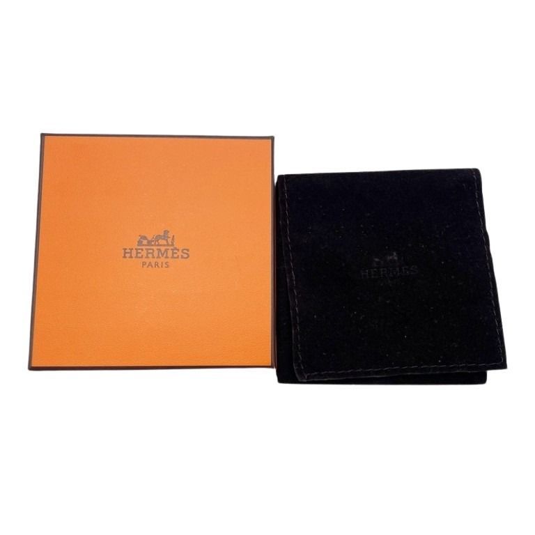 Hermes Necklace Tourbillon Choker Silver Multicolor Metal Silk — view 6