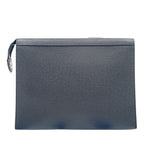 Louis Vuitton Clutch Pochette Voyage MM Ardoise Taiga Second Silver — view 2
