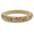 Louis Vuitton Bra Ankle John Clear Gold Resin Bracelet