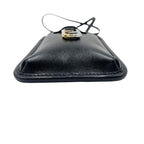 Fendi Shoulder Bag Phone Pouch Black Leather Smartphone — view 3