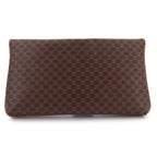 Celine Macadam Clutch Leather Brown Gold Vintage — view 2