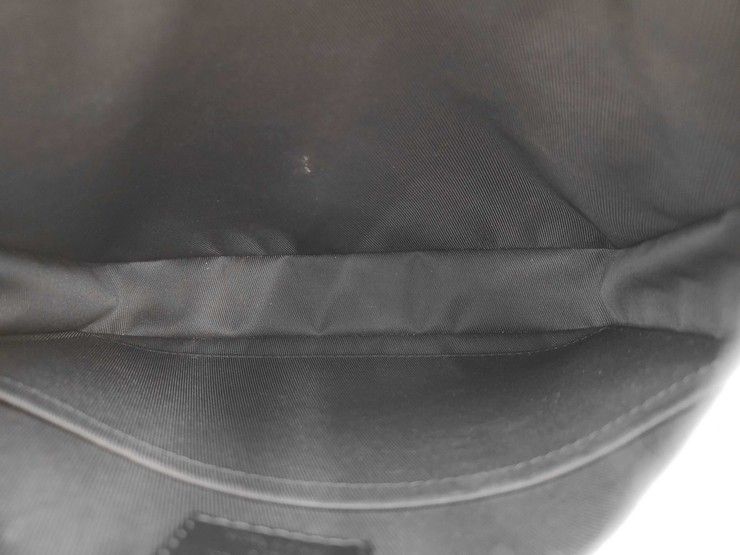 Louis Vuitton Shoulder Bag Monogram Shadow Duo Messenger Black Leather — view 6