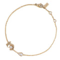 Chanel Bure Extra de Drop Motif 5 Points Diamond Total 18k Pink Gold Bracelet