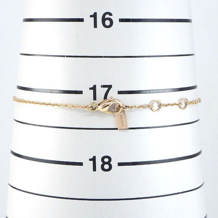 Chanel Bure Extra de Drop Motif 5 Points Diamond Total 18k Pink Gold Bracelet — view 7