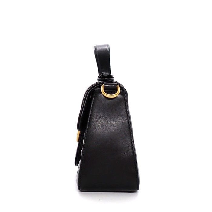 Gucci Shoulder Bag GG Marmont Mini Top Handle Dtdit Chez Blanc Quilted Leather — view 3