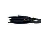 Gucci Vintage Turnlock Calf Leather Shoulder Bag Pochette Black — view 6