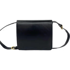 Gucci Vintage Turnlock Calf Leather Shoulder Bag Pochette Black — view 3