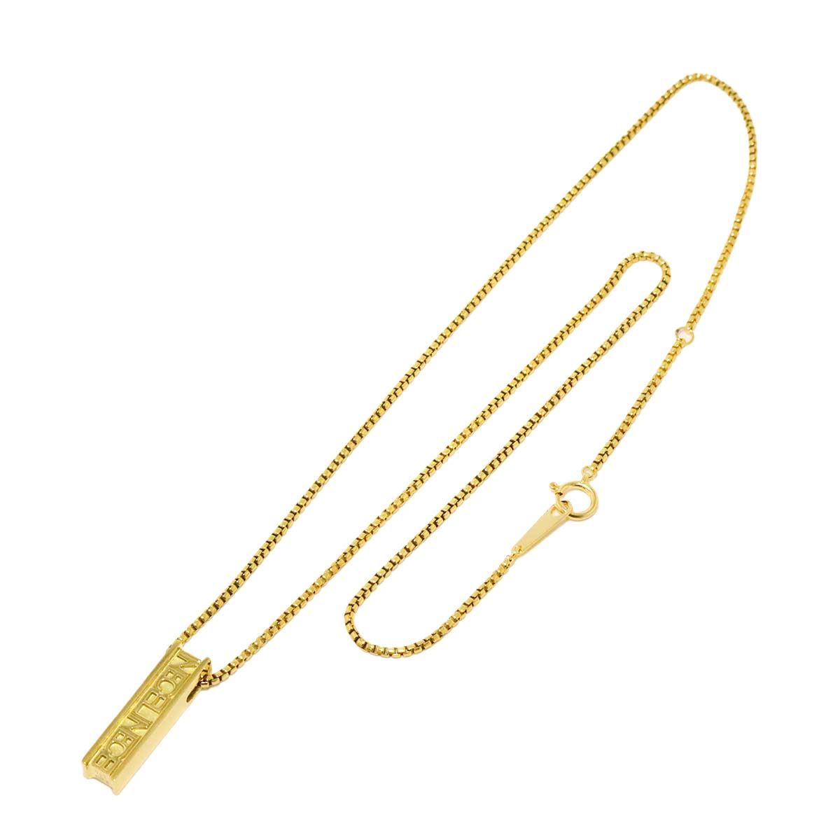 Celine Logo Ruby Necklace 42 18k YG Yellow Gold 750 Neckalce — view 2