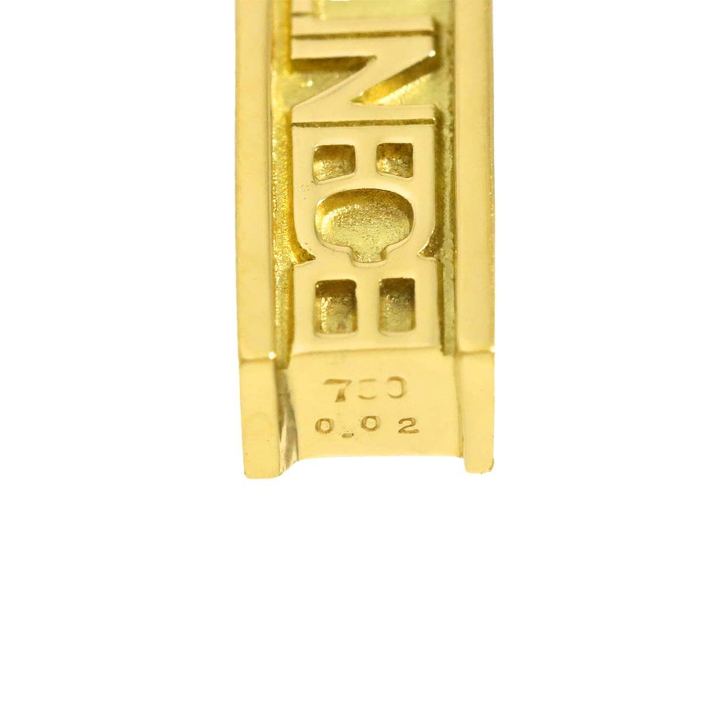 Celine Logo Ruby Necklace 42 18k YG Yellow Gold 750 Neckalce — view 4