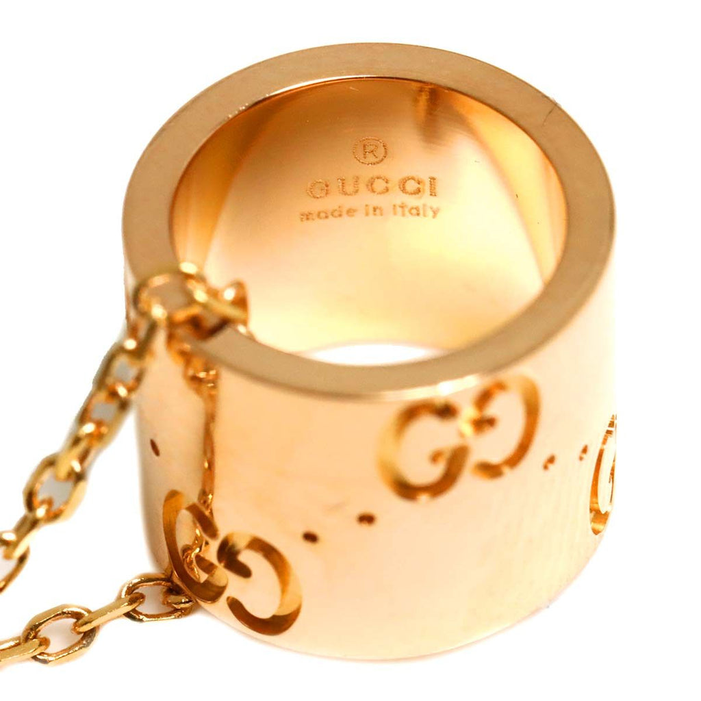 Gucci Icon Necklace 40 18k PG Pink Gold — view 4