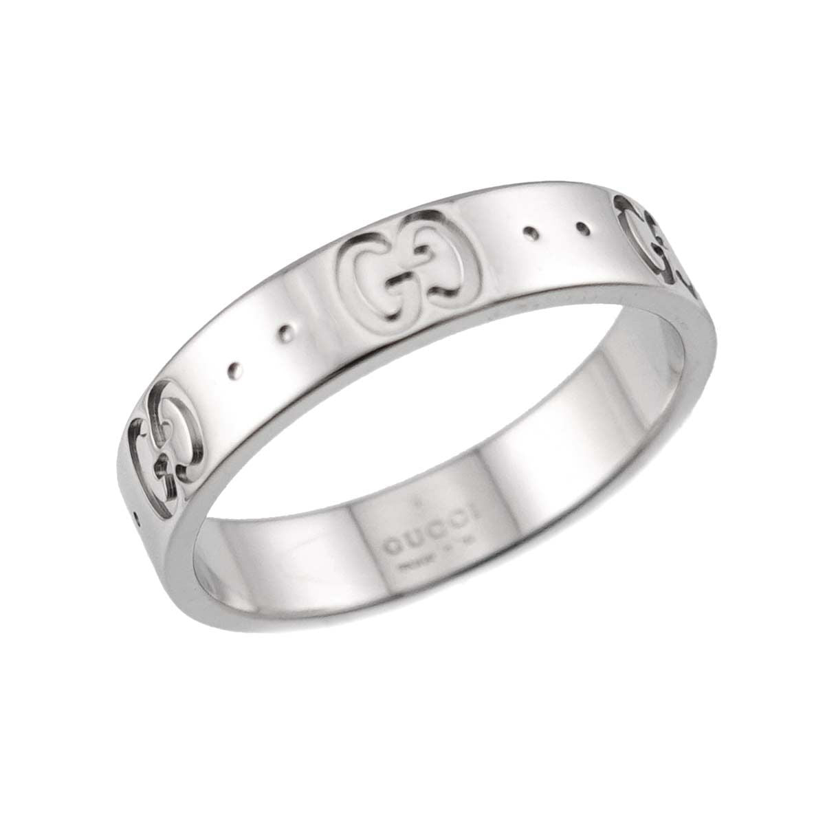 Gucci Icon Ring 18k WG White Gold 750 — view 6