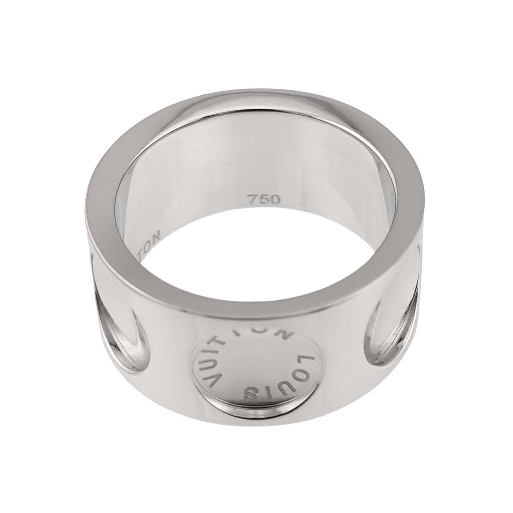 Louis Vuitton Petit Bague Empreinte 53 Ring 18k WG 750 — view 5