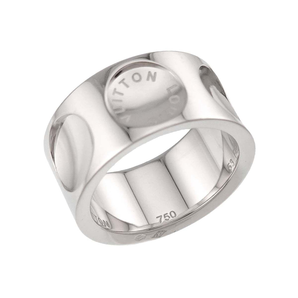 Louis Vuitton Petit Bague Empreinte 53 Ring 18k WG 750 — view 7