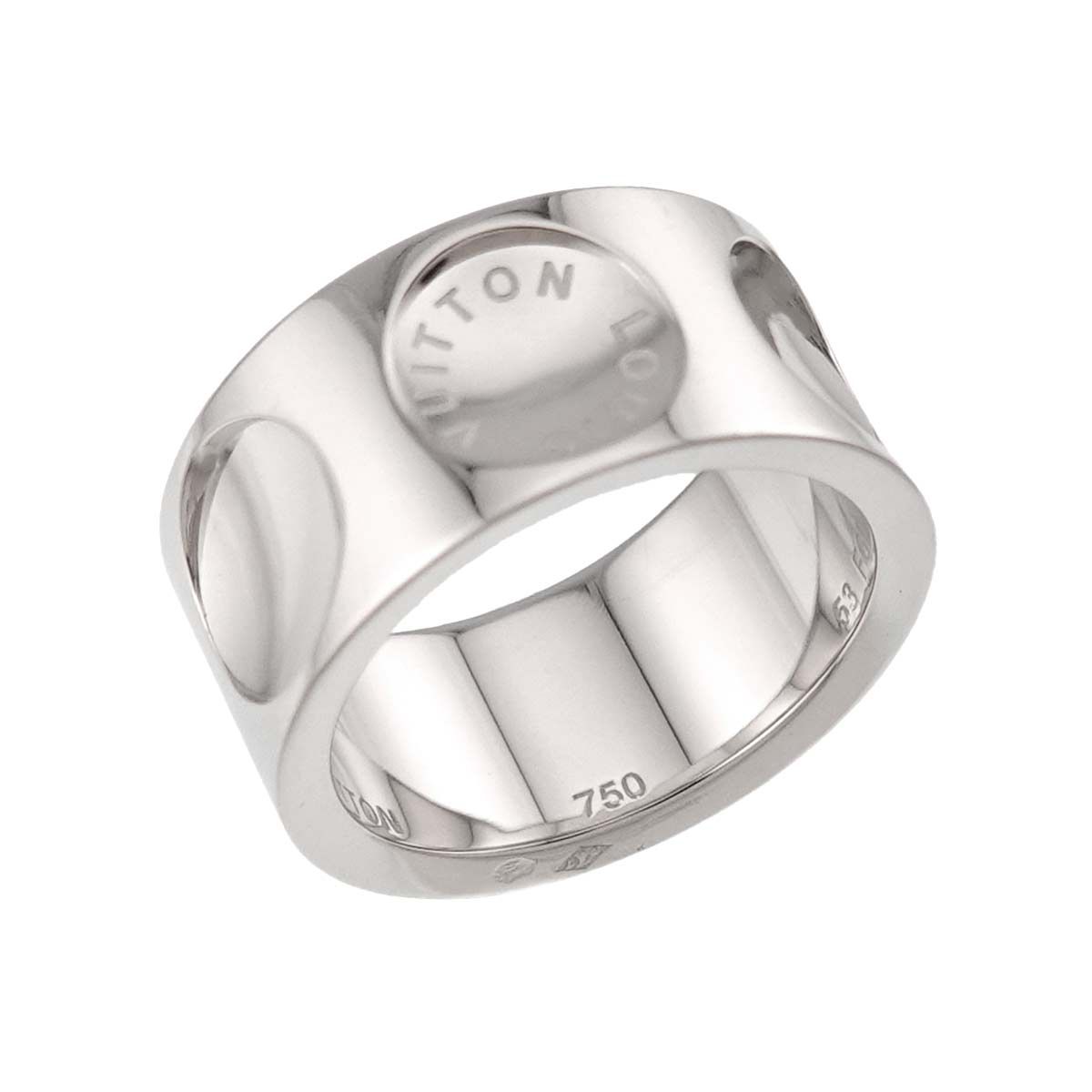 Louis Vuitton Petit Bague Empreinte 53 Ring 18k WG 750 — view 7