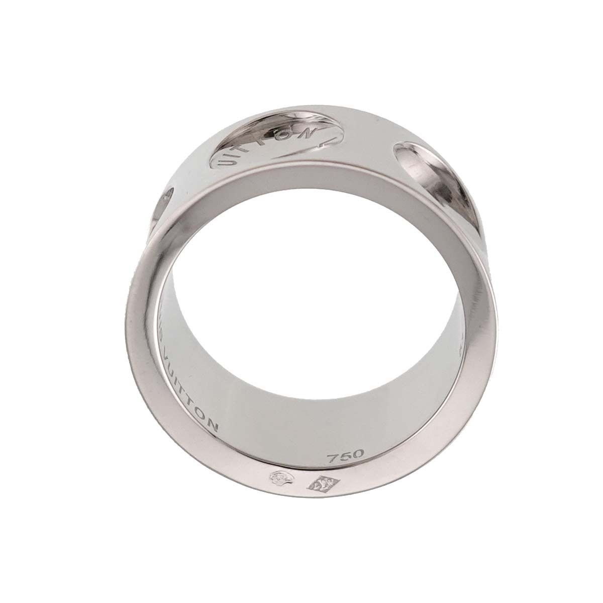 Louis Vuitton Petit Bague Empreinte 53 Ring 18k WG 750 — view 6