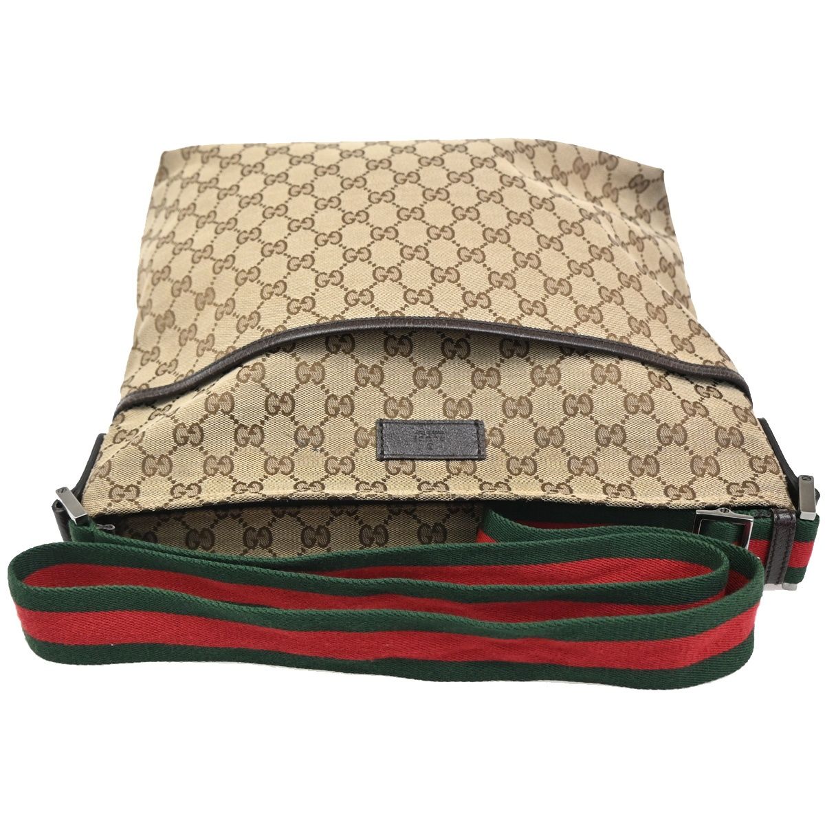 Gucci GG Sherry Line Shoulder Bag Canvas Leather — view 5