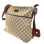 Gucci GG Sherry Line Shoulder Bag Canvas Leather — view 2
