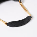 Chanel Large Hobo Stand CC Logo Lambskin Black — view 5