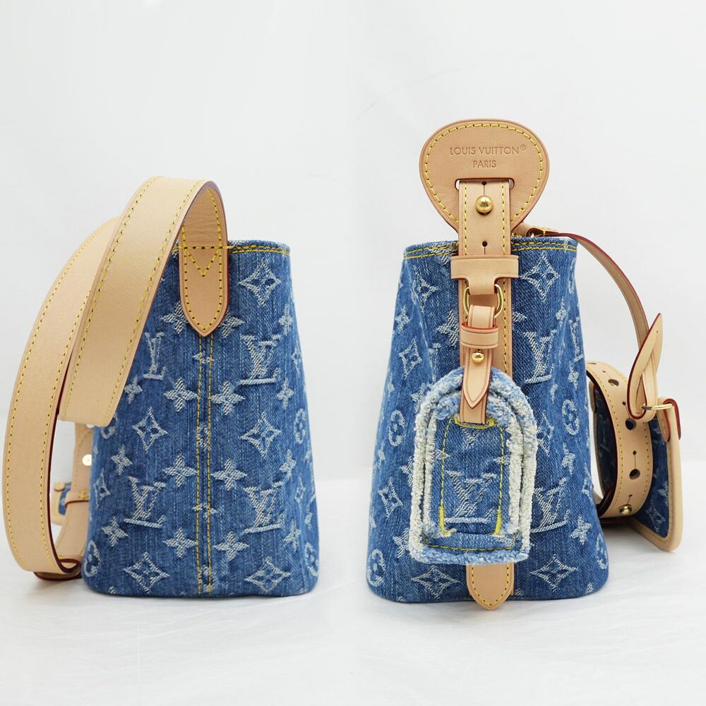 Louis Vuitton All in BB Denim Shoulder Bag — view 3