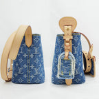 Louis Vuitton All in BB Denim Shoulder Bag — view 3