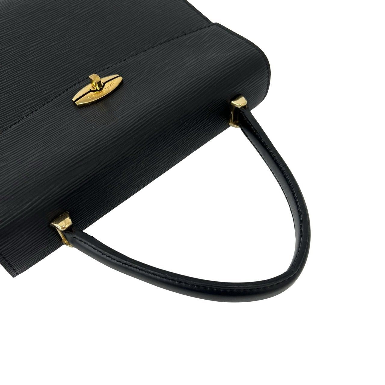 Louis Vuitton Vintage Malesherbes Epi Leather Handle Mini Tote Bag Noir — view 4