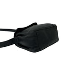 Gucci Vintage Horseshoe Logo Leather Shoulder Bag Pochette Black — view 7