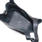 Hermes Picotin MM Hand Bag Taurillon Clemence Black Silver — view 6