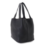 Hermes Picotin MM Hand Bag Taurillon Clemence Black Silver — view 3