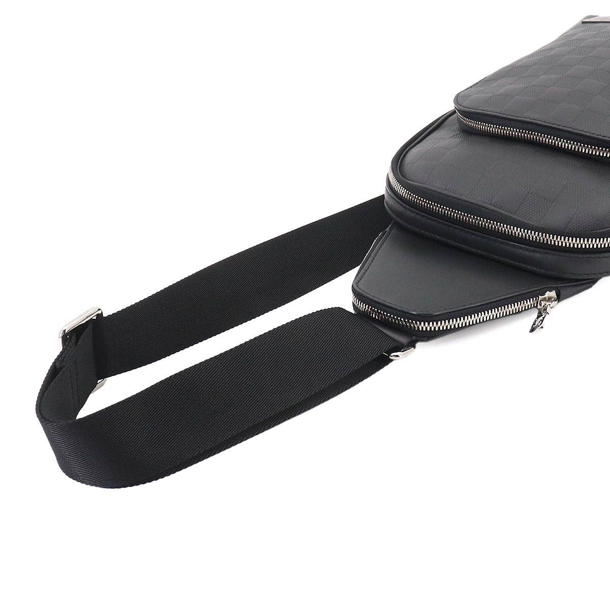 Louis Vuitton Damier Infini Avenue Sling Bag Black — view 5