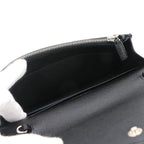 Saint Laurent Cassandra Envelope Chain Wallet Leather Black Shoulder Bag — view 7