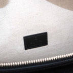 Gucci GG Embossed Belt Bag Leather Black Silver — view 8