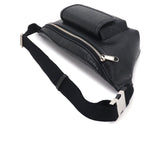 Gucci GG Embossed Belt Bag Leather Black Silver — view 6