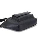 Gucci GG Embossed Belt Bag Leather Black Silver — view 5
