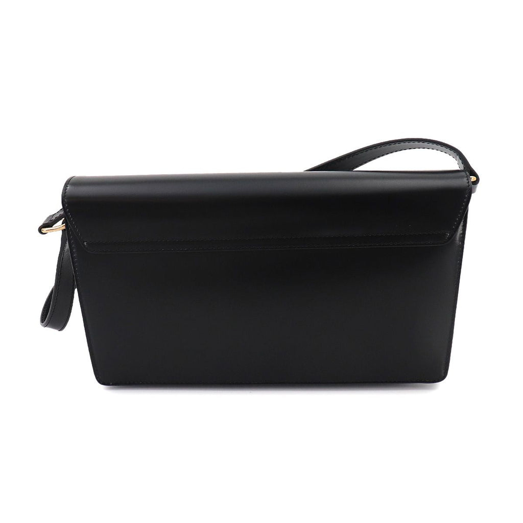 Celine Triomphe Trapeze 2-Way Shoulder Clutch Leather Black — view 3