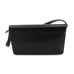 Celine Triomphe Trapeze 2-Way Shoulder Clutch Leather Black — view 3