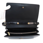 Celine Triomphe Trapeze 2-Way Shoulder Clutch Leather Black — view 7