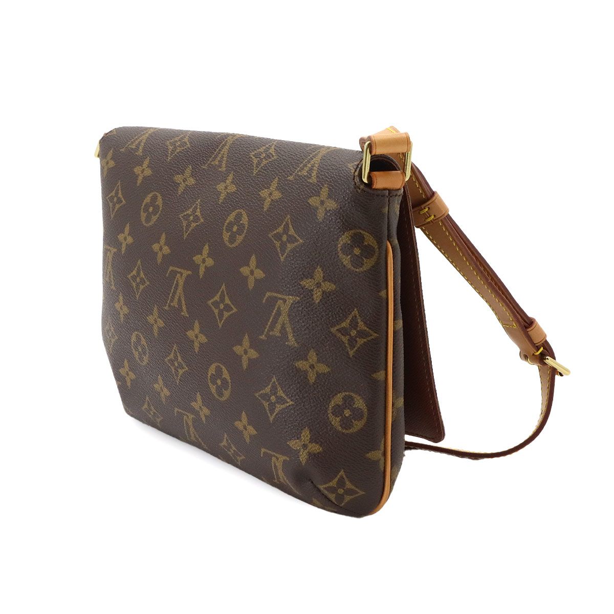 Louis Vuitton Monogram Musette Tango Short Shoulder Bag Brown — view 3