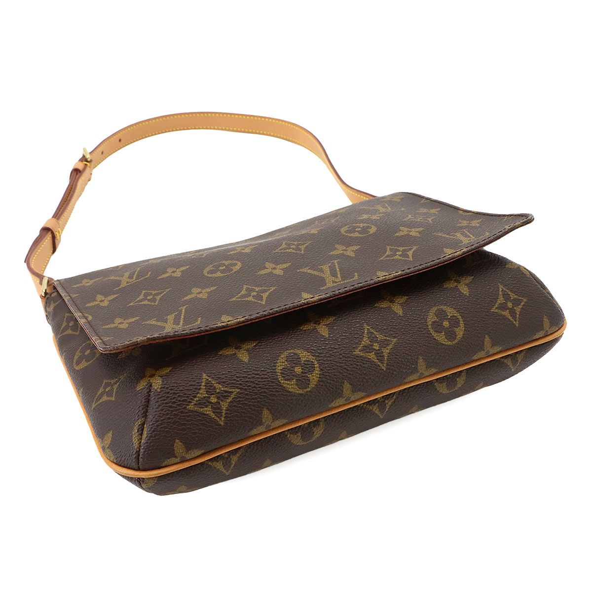 Louis Vuitton Monogram Musette Tango Short Shoulder Bag Brown — view 4